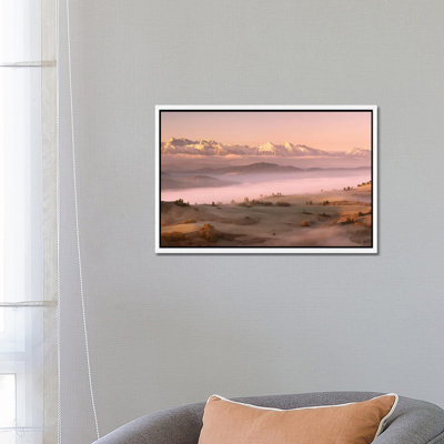 Fog Tatra by Krzysztof Mierzejewski - Floater Frame Print on Canvas
