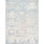 Fine Mamluk Geometric Area Rug in Blue-25306629