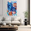 «Vibrant Blue Pitcher and Pastries», art mural contemporain abstrait-1400269793