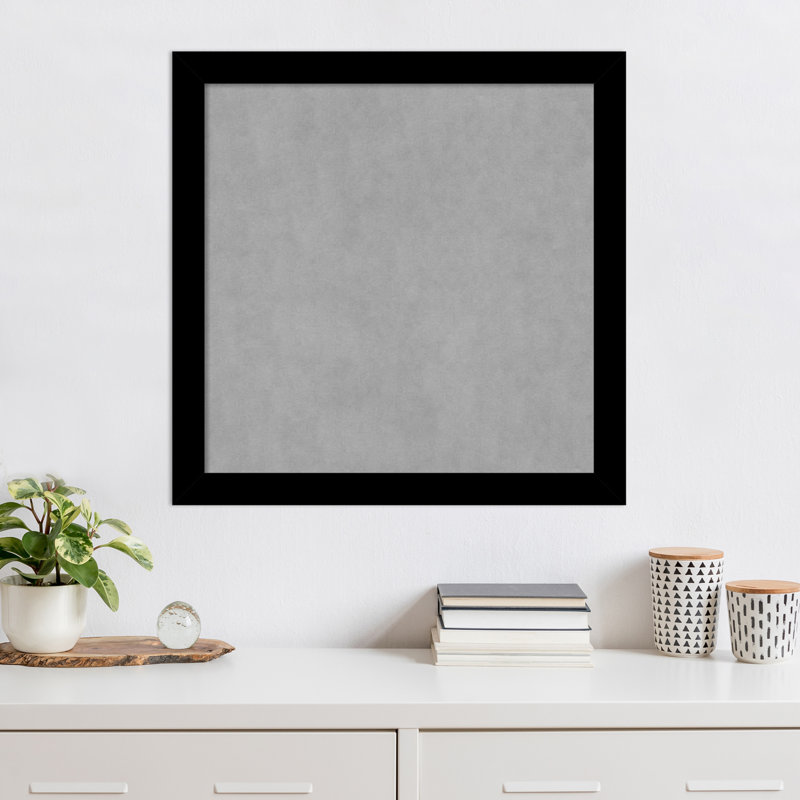 Tableau magnétique basique noir Basic, H 27 po x l 27 po