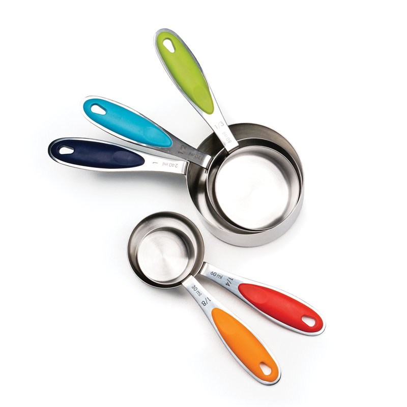 MEASURING CUPS - COLOR HANDLE SET OF 5