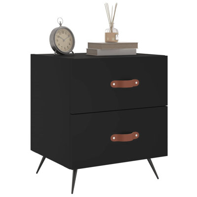 Hilaire 40 cm W Iron Bedside Table