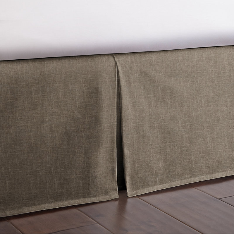 Linen Bed Skirt, King, 15"