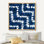 Zig-Zags Abstract Shapes, reproduction d'art sur toile