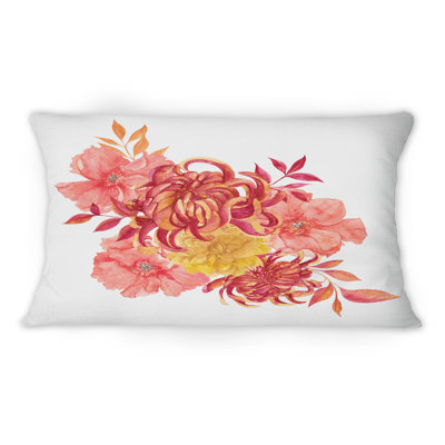 Floral Throw Pillow