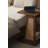 24.8" Brown Rectangular Solid Wood End Tables