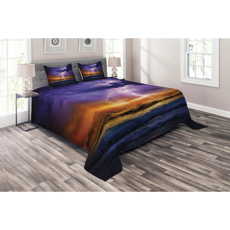 Modern & Contemporary Polyester Coverlet