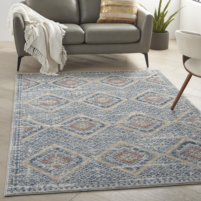 Breonnah Geometric Indoor Rug, Rectangle 5'3" x 7'3"