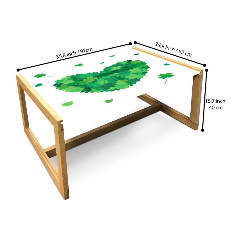Kelsie Sled Coffee Table, 90cm H x 62cm W x 40cm D