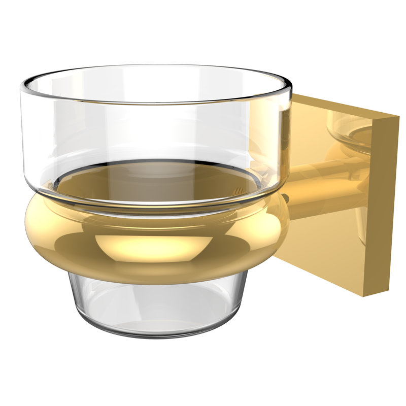 Haranu 2.5'' H Metal Wall Votive Holder, Polished Brass