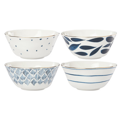 Blue Bay 20 oz. 4 Piece All Purpose Cereal Bowl Set