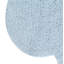 Tapis de couleur unie en coton touffeté à la main fantaisie bleu / bleu doux-124968253