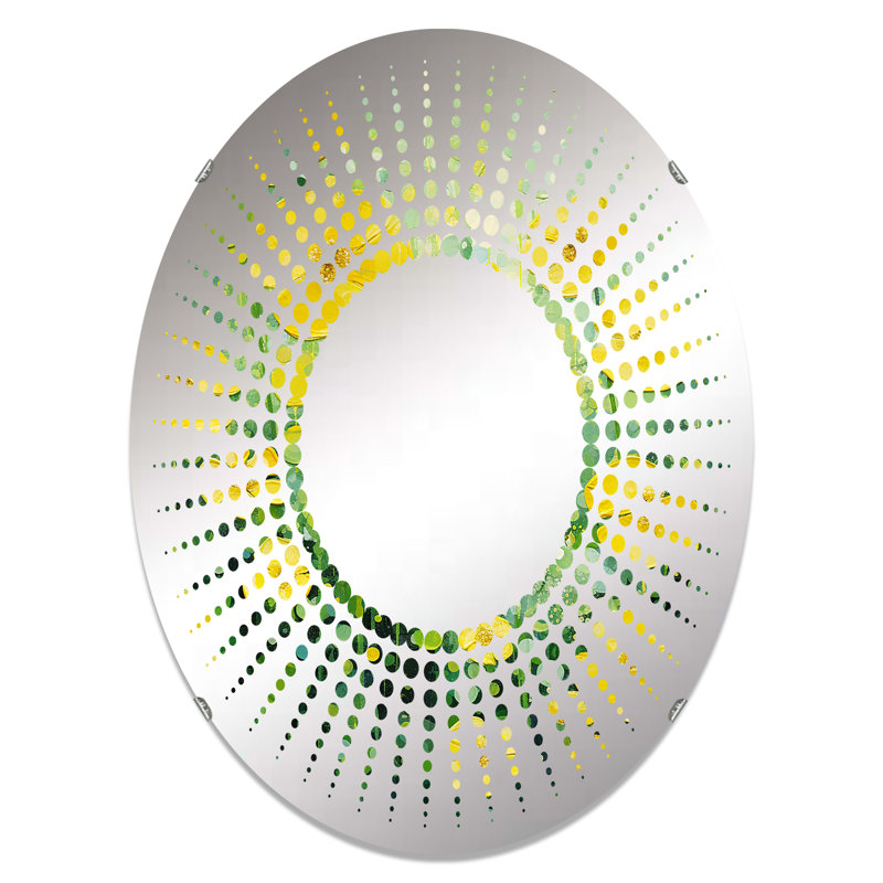 Buttercups Bliss Sunshine - Miroir décoratif Starburst MIR107544 O, L 24 po x H 36 po