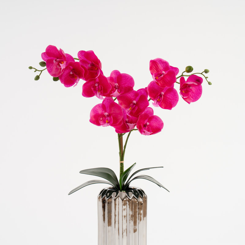 Aaru 65cm Faux Flowering Plant