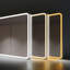 Miroir de salle de bain intelligent à DEL - luminosité réglable, temps 3 couleurs, conception antibuée et incassable