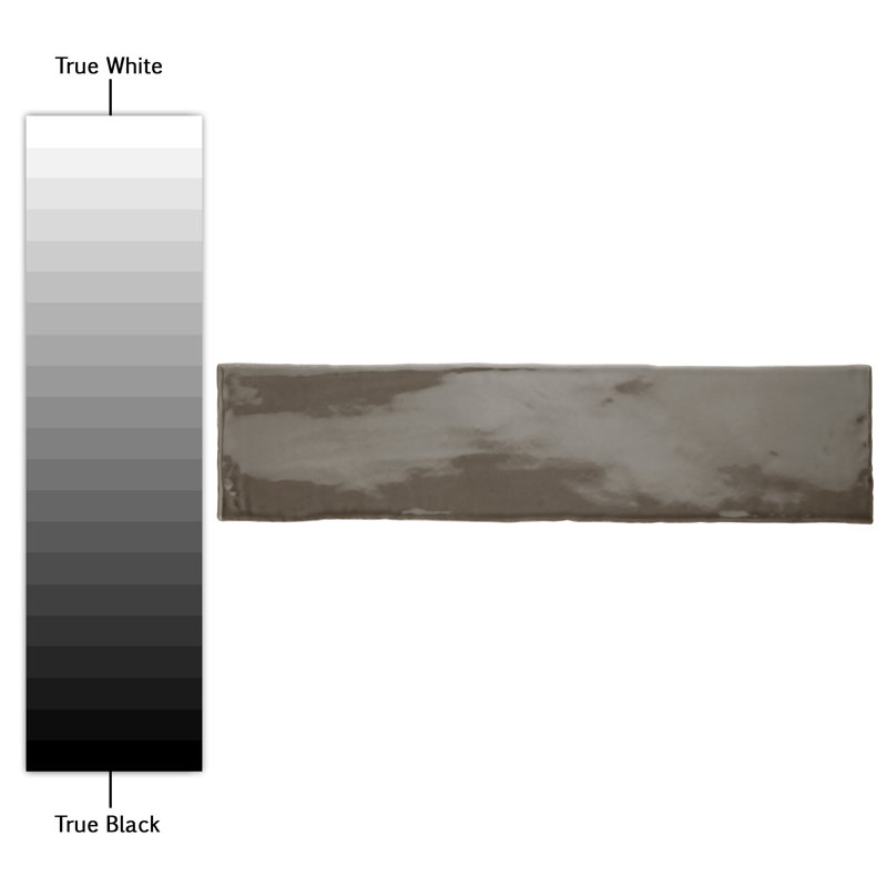 Chester 3" x 12" Ceramic Subway Wall Tile, Graphite Gray