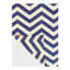 Tapis de zone noué la bleu 5 pi x 8 po one-of-kind Parkside