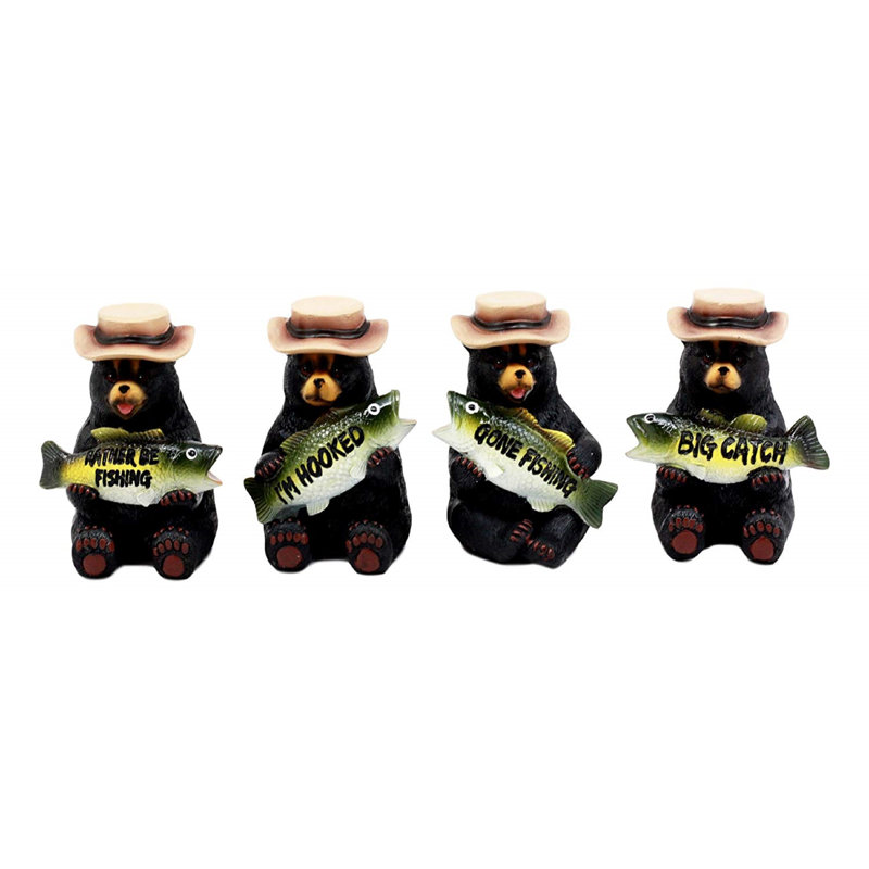Ensemble de figurine 4 pièces catch of the day Spickard