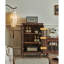 Armoire d'appoint en verre de style Mid-Century