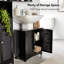 Shrewsbury Grey Under Sink Bathroom Cabinet-122000249
