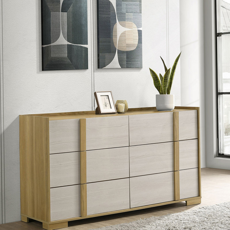 Commode 6 tiroirs Natural
