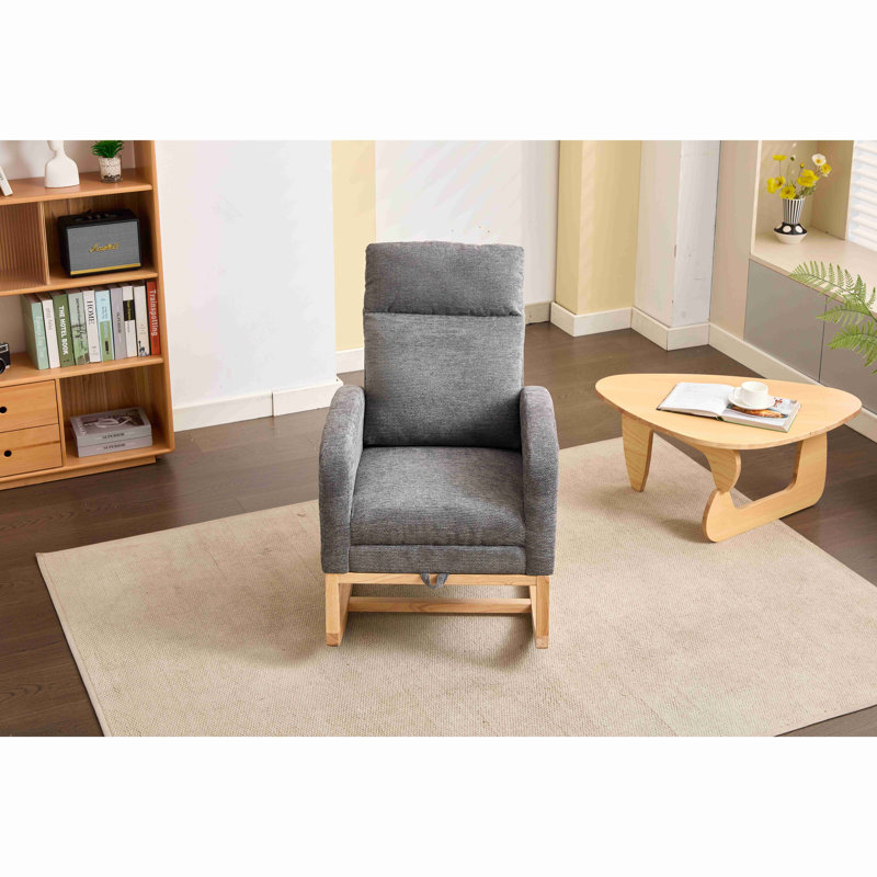 Chaise berçante Modern, Gris foncé
