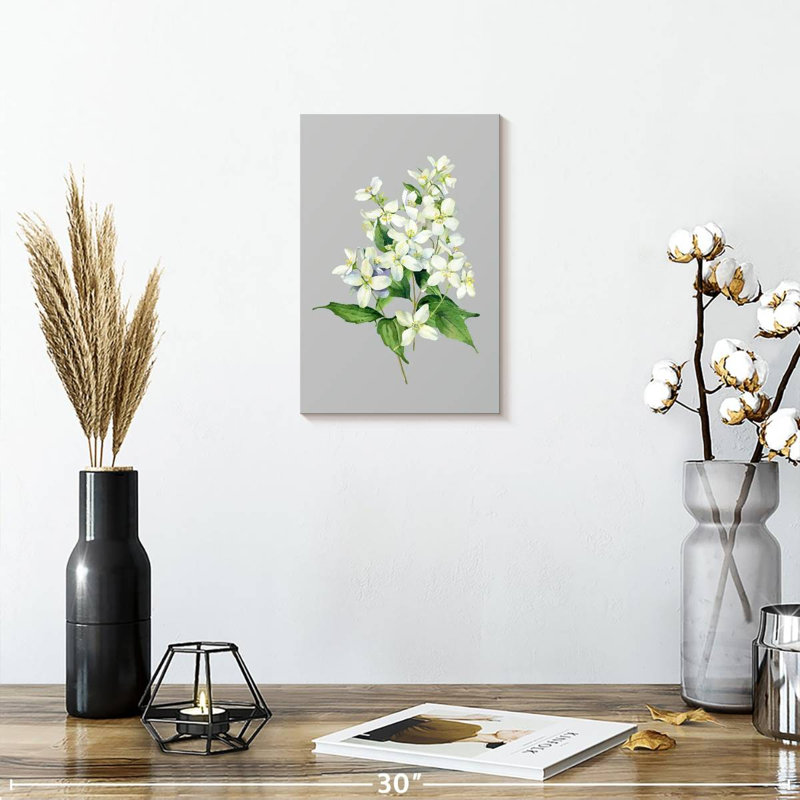 Fleurs de jasmin Harnek, H 12 po x l 8 po