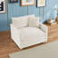 Upholstered Armchair with Toss Pillow-538764425