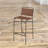 Stoehr Upholstered Counter Stool with Metal Frame-1221655475