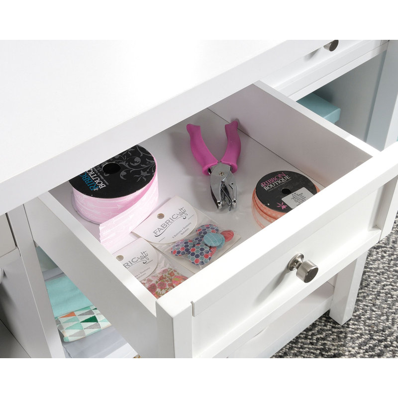 Table de travail Craft Pro Series Mo, Blanc, H 35,984 po x l 60 po x P 30 po