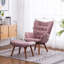 Fauteuil d'appoint avec repose-pieds Rafael-106775441