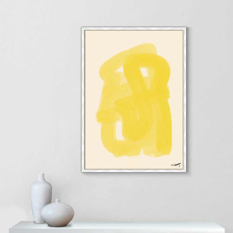 Matin Dete Print by N.Atelier, White Framed Print without Mat, 35.5" H x 25.5" W x 0.75" D