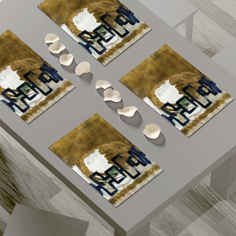 Napperon abstrait en polyester