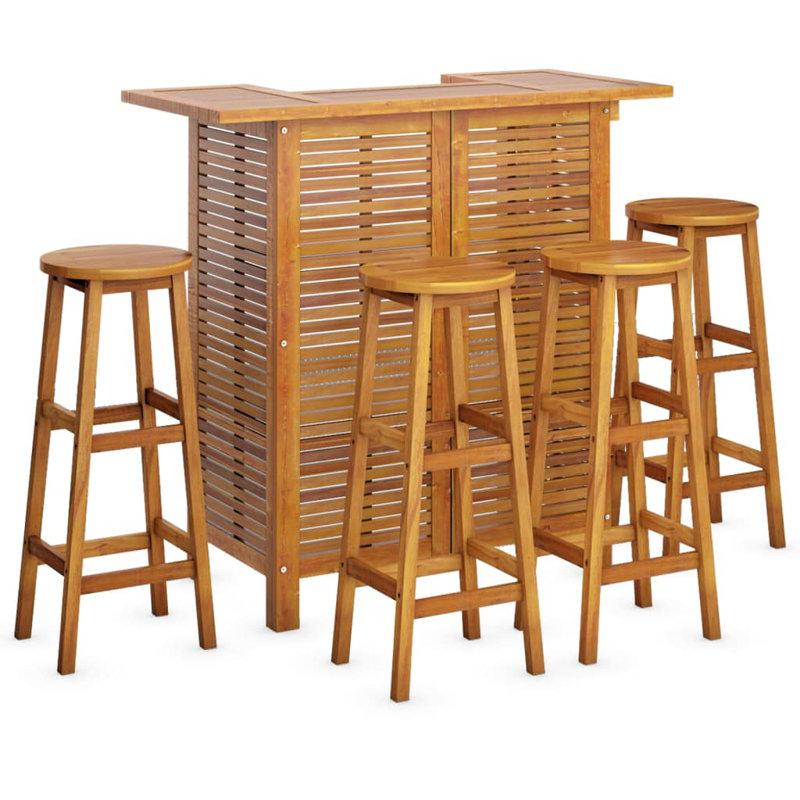 Varnell Natur Pur Bar Set, Brown