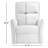 Andee Microsuede Fabric Electric Power Recliner Chair-441494083