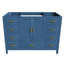 Base de meuble-lavabo 48 po avec 2 portes doubles à fermeture douce et 9 tiroirs lisses avec glissières (bleu)-1896451217-1896451222