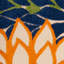 Tapis intérieur/extérieur Alsaedi floral vert/bleu/orange-1240071293
