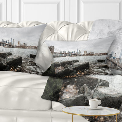 Coussin Cityscape Brooklyn Bridge