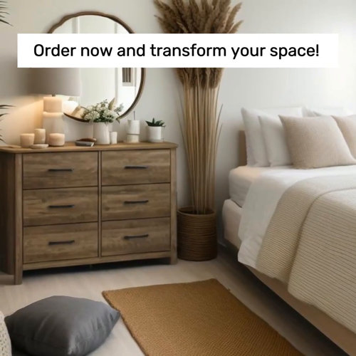 Walter 6 Drawers Double Dresser