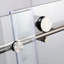Portes de douche sans cadre de 60 po de largeur x 76 po de hauteur avec verre trempé transparent de 5/16 po
