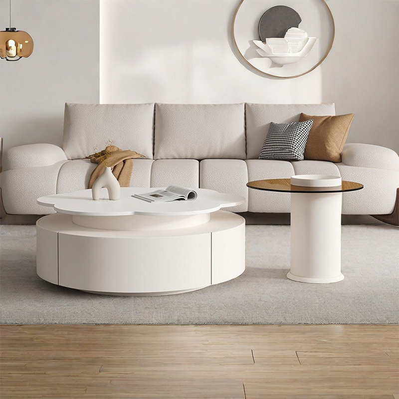 Light luxury modern simple flower coffee table