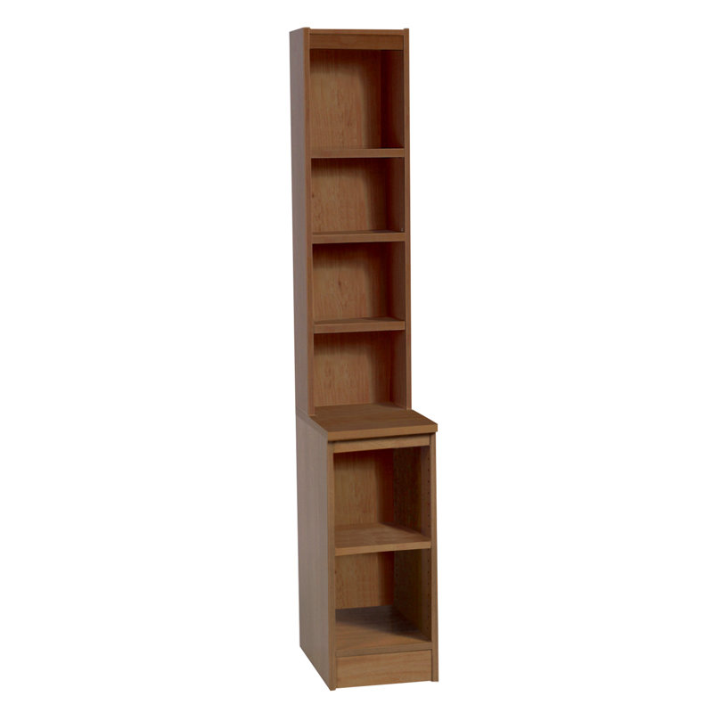 Brendaly 182cm H x 30cm W Standard Bookcase, English Oak