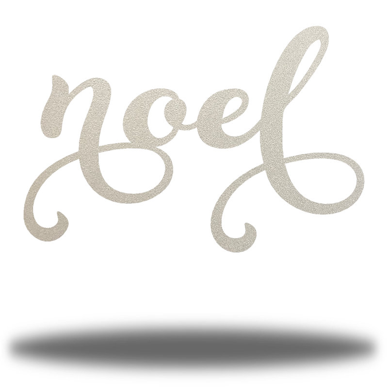 Décoration Drucie Noël, H 8 po x l 12 po x P 0,01 po, Argent