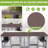 Catio Outdoor Cat Enclosure Window Cat House Wall Mounted Wooden Cat Cage With Scratching Posts,resting Box