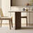 Home simple walnut color rectangular dining table-20527748