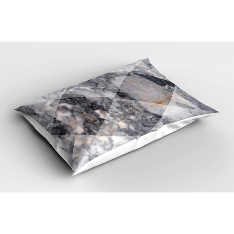 Polyester Abstract Sham Set, Twin