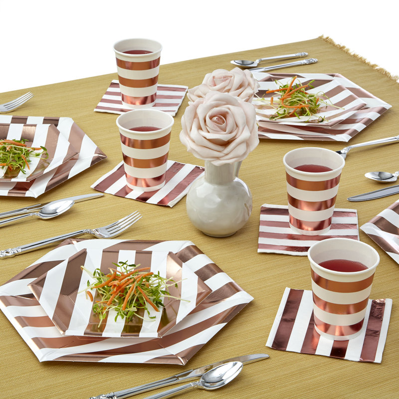 Gobelet jetable en papier épais, Rose