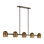 Avroko Octavia 5-light extra large linear chandelier