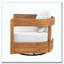 Fauteuil club d'extérieur pivotant en bois-85171660