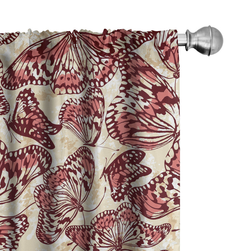 Semi Sheer Curtain Pair, 28" W x 84" L